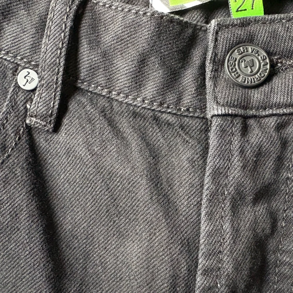 SR vs. Sandrine Rose The Virgin Label
High-Rise Straight Leg Black Jeans Size 27 - Picture 11 of 12